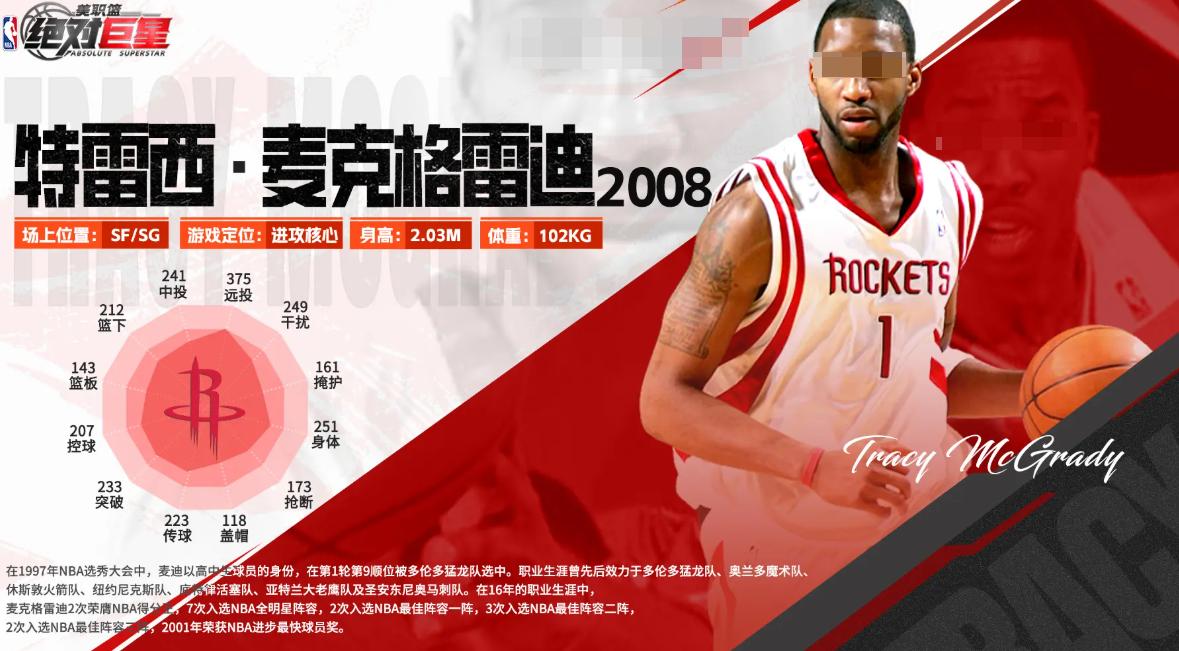 美职篮绝对巨星球员介绍 美职篮绝对巨星球星手册一览