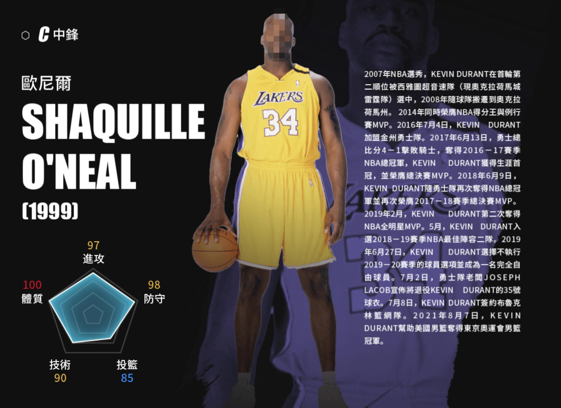 美职篮绝对巨星欧尼尔 美职篮传奇中锋沙奎尔·欧尼尔全解析