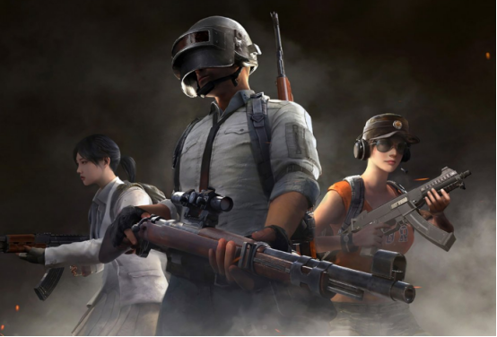 biubiu加速器界面截图：PUBG专属节点与低延迟状态显示