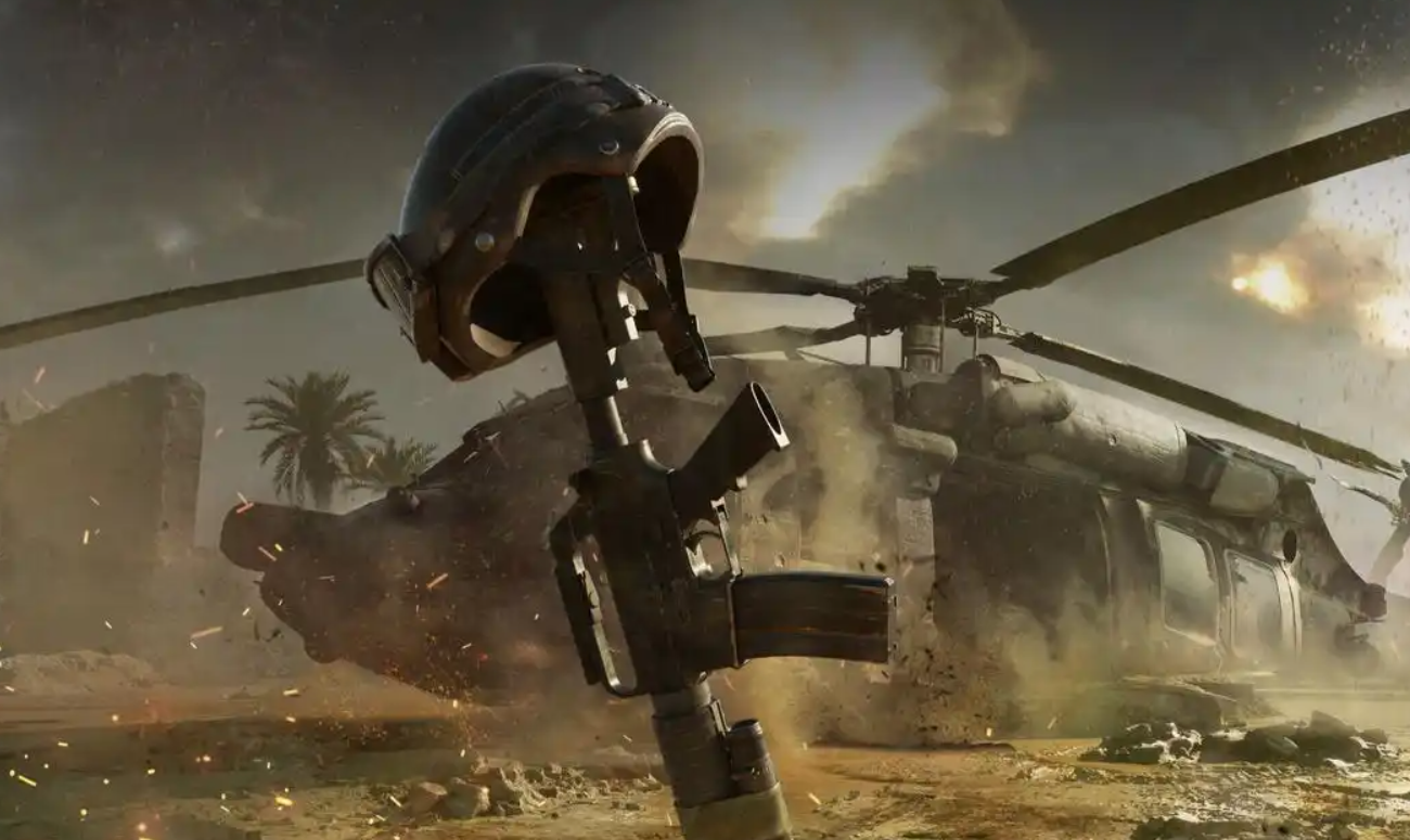 三角洲行动游戏界面截图,展示战术射击场景与角色装备