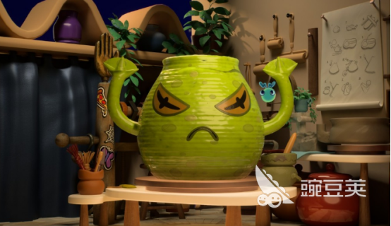 Kiln游戏多人乱斗界面截图，展示陶罐投掷与精灵角色互动场景