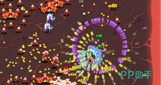 我不是魔王游戏画面与biubiu加速器界面同框对比图