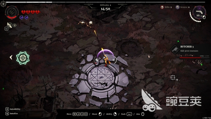 无尽猎杀游戏画面与biubiu加速器界面同框展示