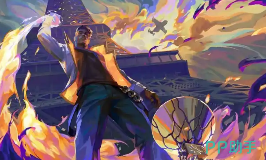 无畏契约游戏界面截图:战术射击场景,角色技能特效突出