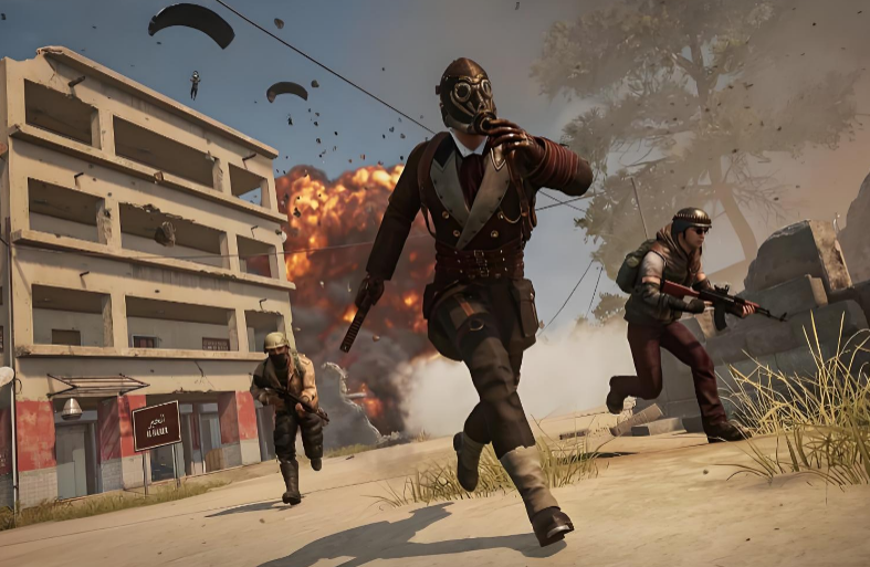 2026年PUBG外服联机常见网络异常现象示意图：闪退、延迟跳变、丢包抖动可视化标注