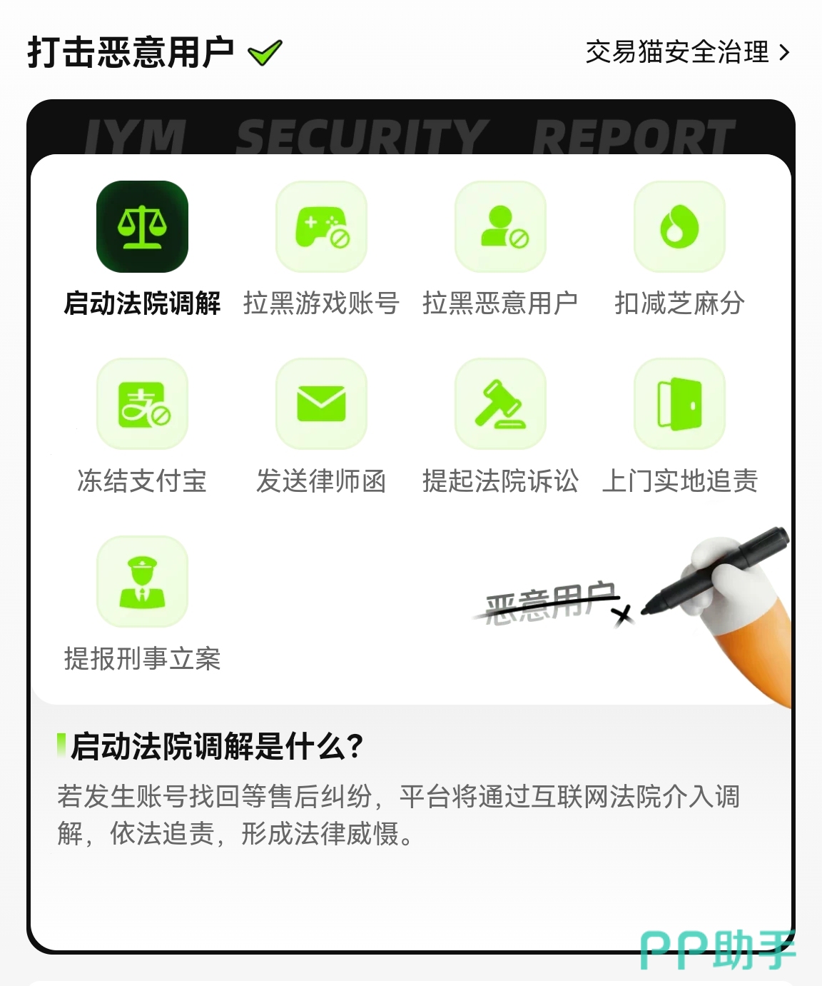 三角洲行动账号交易猫平台后台成交数据看板示意图